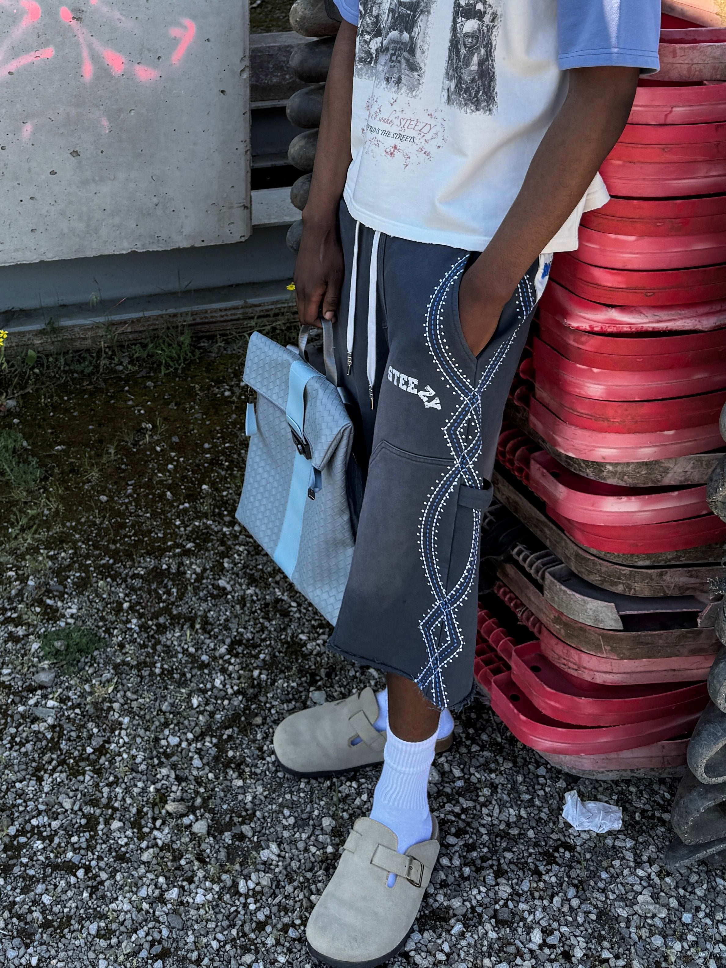Double Knee Long Shorts